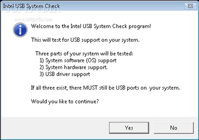 Intel USB System Check