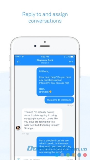 Ứng dụng giao tiếp khách hàng