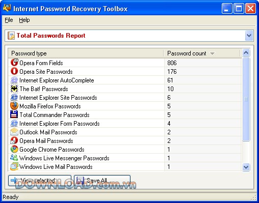 Internet Password Recovery Toolbox