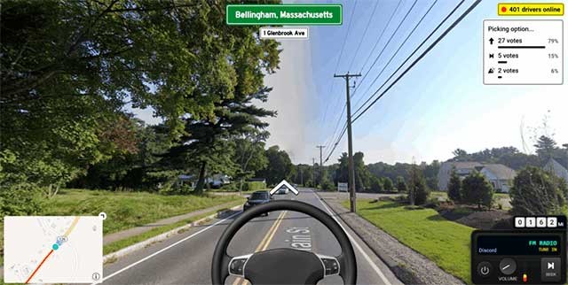 Internet Roadtrip sử dụng Google Street View để tạo ra hình ảnh chân thực