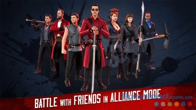Chiến đấu cùng bạn bè trong chế độ liên minh