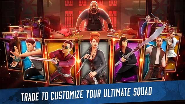 Trao đổi và kết hợp thẻ để tùy chỉnh đội quân võ thuật của bạn