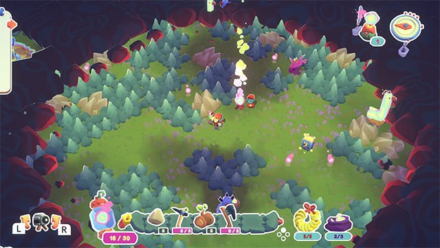 Tìm kiếm tài nguyên để tái thiết ngôi làng, chế tạo trang bị và xây những công trình mới