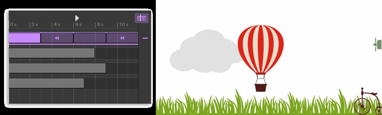 Tạo hiệu ứng động cho các đối tượng
