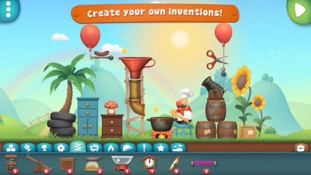 Tự do phát minh sáng tạo trong game trí tuệ Inventioneers for iOS