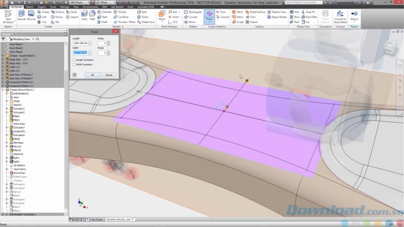 Tạo mô hình 3D linh hoạt trong Inventor
