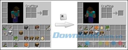 Inventory Tweaks Mod sắp xếp, chuyển kho