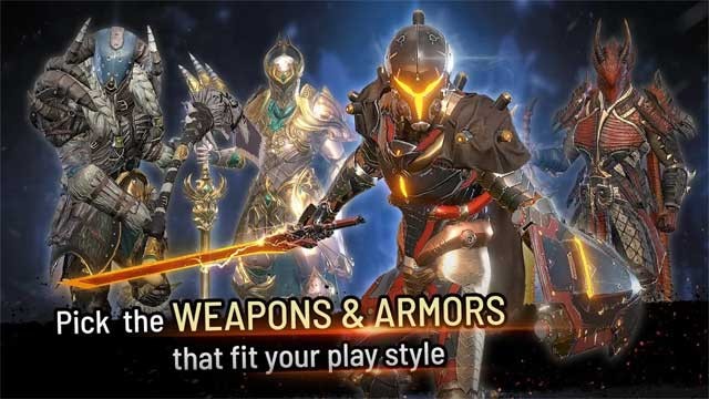 Chọn vũ khí và áo giáp hùng mạnh sao cho phù hợp với phong cách chơi của bạn