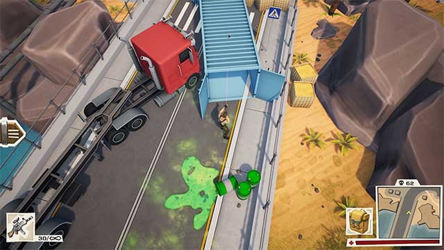 Tìm hiểu câu chuyện, khám phá bản đồ và thu thập tài nguyên