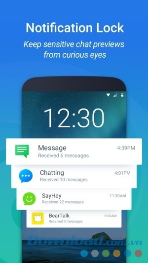 IObit Applock cho Android khóa thông báo