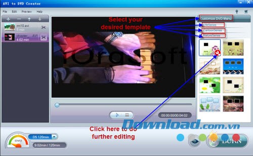 iOrgsoft AVI to DVD Creator