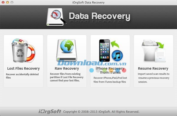 iOrgsoft Data Recovery for Mac