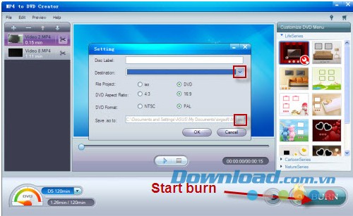 iOrgsoft MP4 to DVD Creator