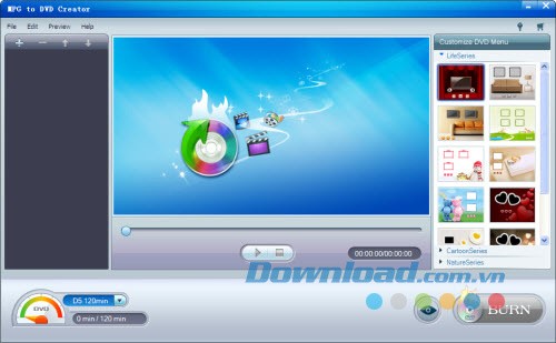 iOrgsoft MPG to DVD Creator