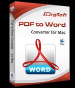 iOrgsoft PDF to Word Converter for Mac 3.1.0 - Convert PDF to Word