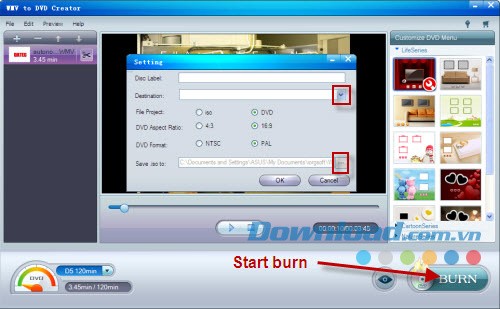iOrgsoft WMV to DVD Creator