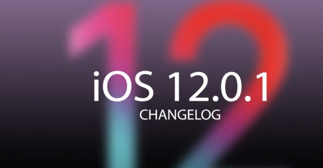 cập nhật ios 12.0.1