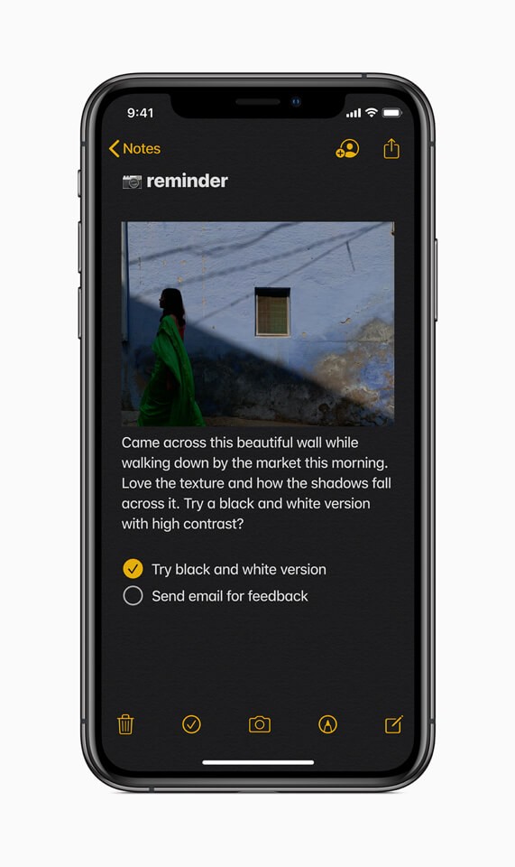Dark Mode của iOS 13 làm nội dung thêm nổi bật