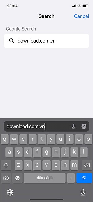 Thanh tìm kiếm của Safari được đẩy xuống dưới