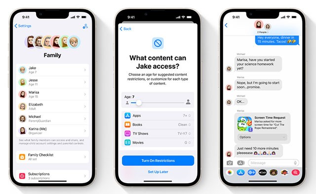 Tạo tài khoản trẻ em và kiểm soát chặt chẽ trải nghiệm của bé