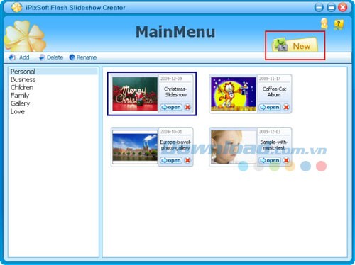 iPixSoft Flash Slideshow Creator