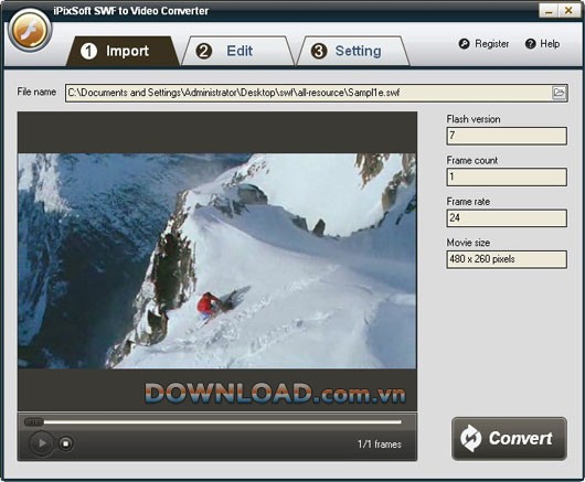 iPixSoft SWF to MOV Converter