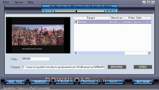 Ipodelite Video to iPod Converter