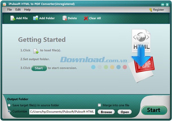 iPubsoft HTML to PDF Converter