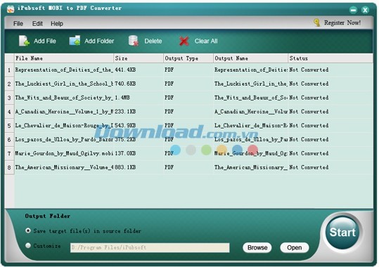 iPubsoft MOBI to PDF Converter