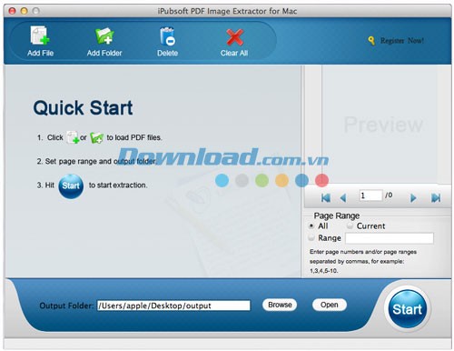 iPubsoft PDF Image Extractor for Mac
