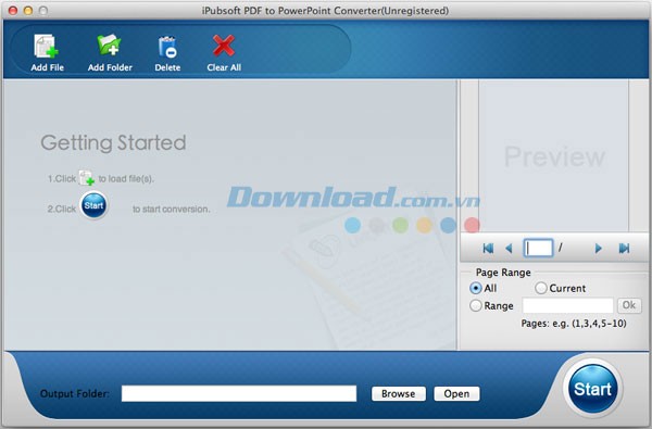 iPubsoft PDF to PowerPoint Converter cho Mac
