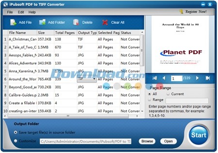 iPubsoft PDF to TIFF Converter