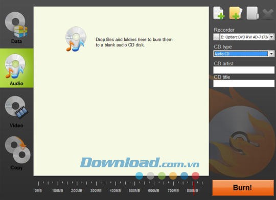IQmango Audio CD Burner
