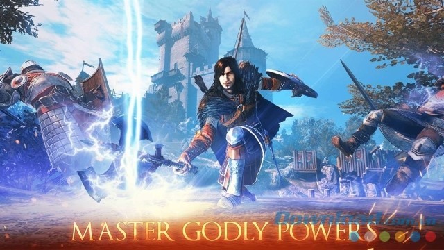 Cải thiện sức mạnh thần thánh trong game nhập vai miễn phí Iron Blade: Medieval Legends RPG cho máy tính