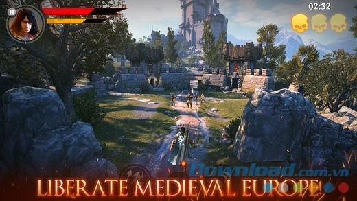 Tham gia nhiệm vụ vì hòa bình cùng các hiệp sĩ Trung cổ dũng mãnh chỉ có tại Iron Blade: Medieval Legends RPG cho iOS