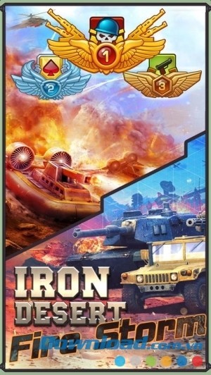 Các trận chiến khốc liệt trên xa mạc nóng bỏng