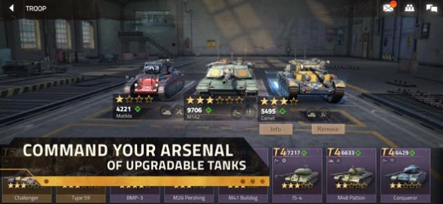 Kiểm soát và nâng cấp bộ sưu tập xe tăng của bạn