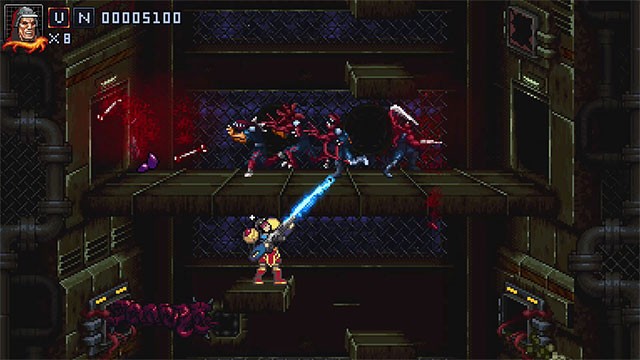 Iron Meat là game bắn súng chạy và bắn cổ điển