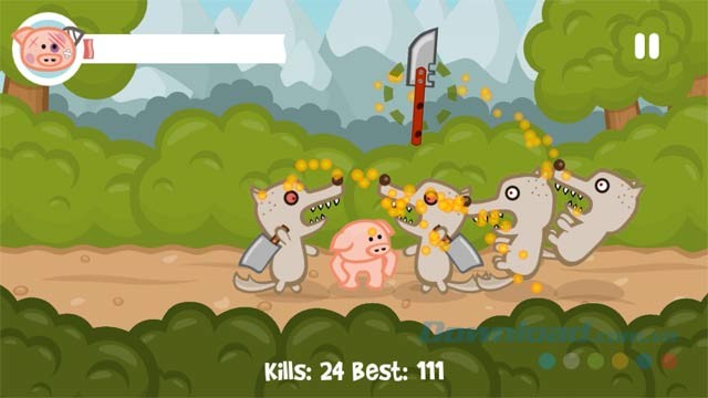 Một mình tiêu diệt bầy sói