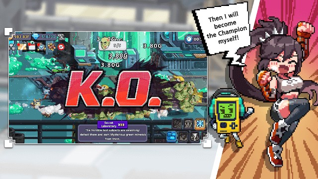 Nỗ lực vươn tới đỉnh cao trong Isekai Fighting Girls:Idle RPG