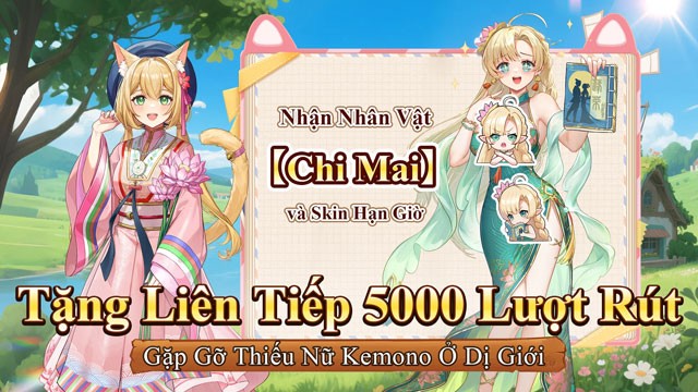 Tặng miễn phí liên tiếp 5000 lượt rút