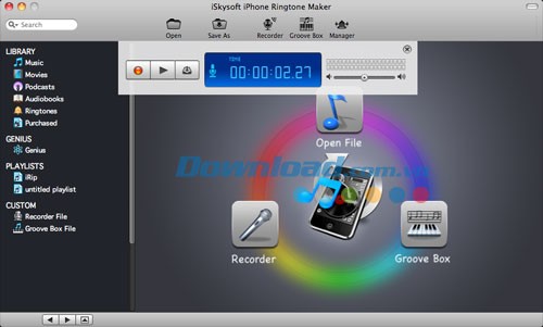 iSkysoft iPhone Ringtone Maker for Mac
