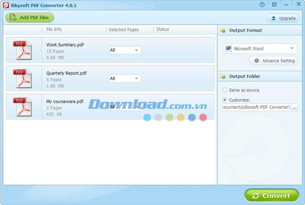iSkysoft PDF Converter