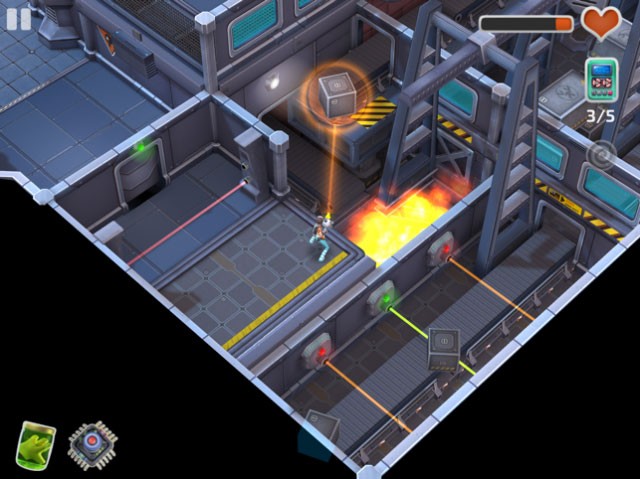 Dùng thiết bị chống trọng lực để di chuyển đồ vật