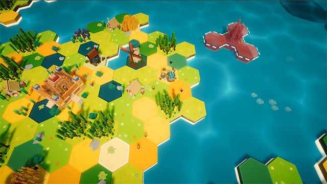 Xây dựng thành phố trên đảo trong game mô phỏng Island World