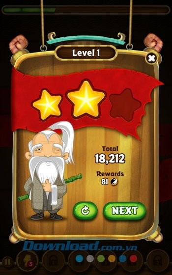 Nỗ lực giành 3 sao trong game iSlash Heroes