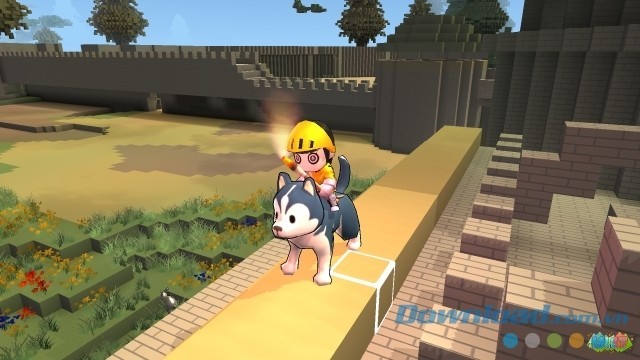 Cưỡi thú cưng trong game nhập vai trực tuyến nhiều người chơi Islet Online cho máy tính