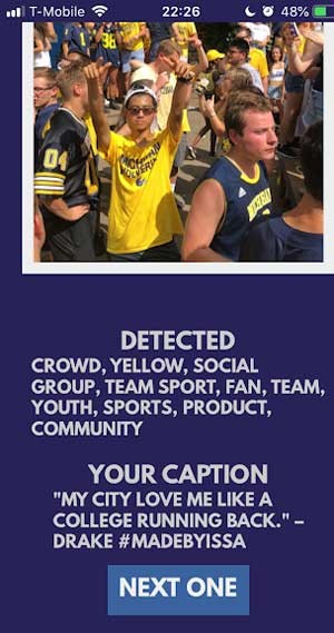 Issa Caption sẽ giúp người dùng tìm được những chú thích hoàn hảo cho mỗi bức ảnh