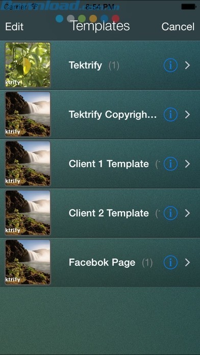 đóng dấu ảnh hàng loạt
