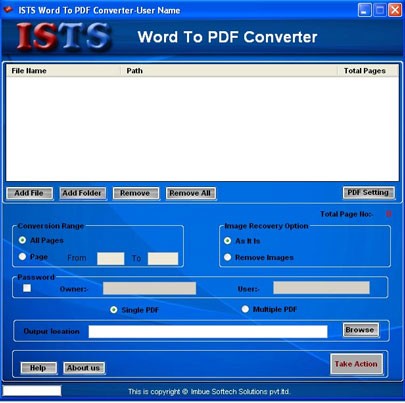 ISTS Word to PDF Converter